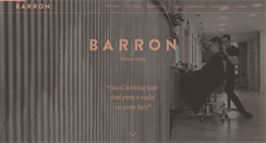 Desktop Screenshot of barronsalon.com